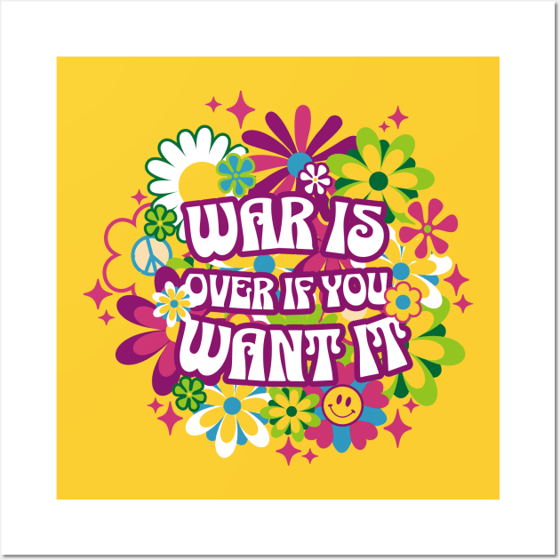 War is over if you want it Wall Art by ArtsyStone